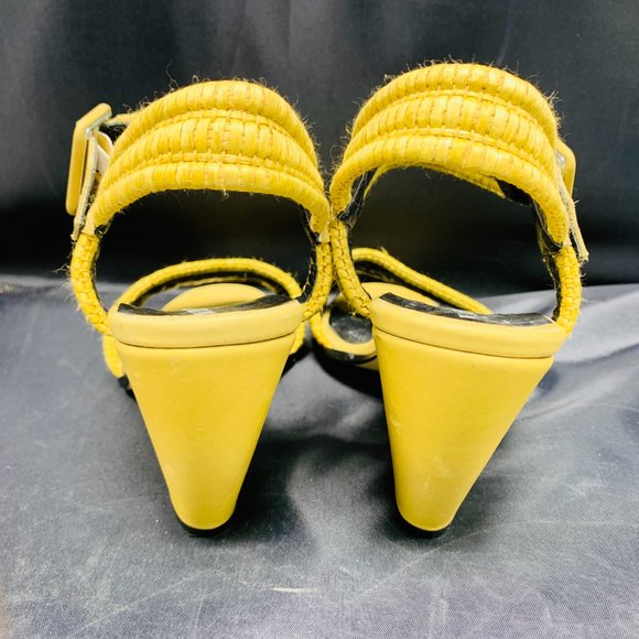 Walter Steiger Tan Woven Ankle Strap Sandals - Picture 7 of 10